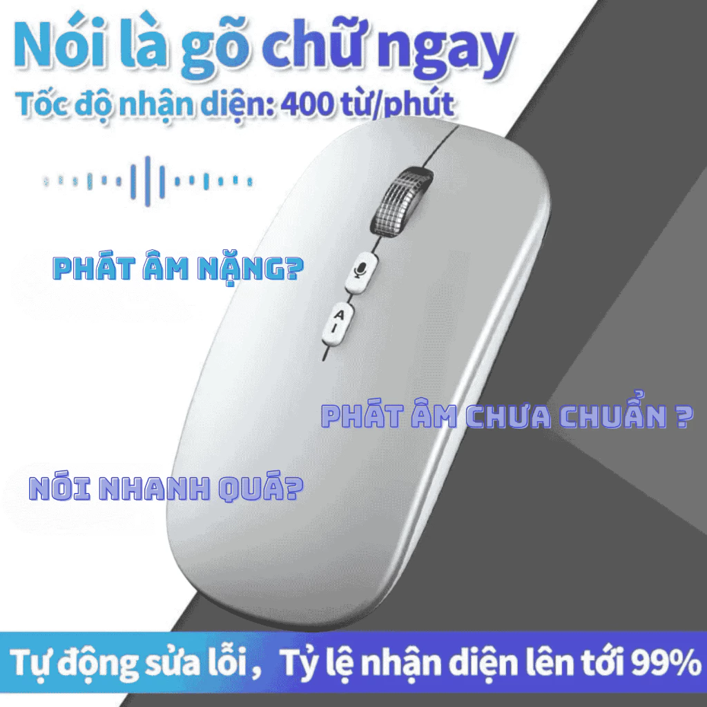 Nói là ra chữ, tự động sửa lỗi, phát âm nặng hay nói nhanh vẫn nhận đúng