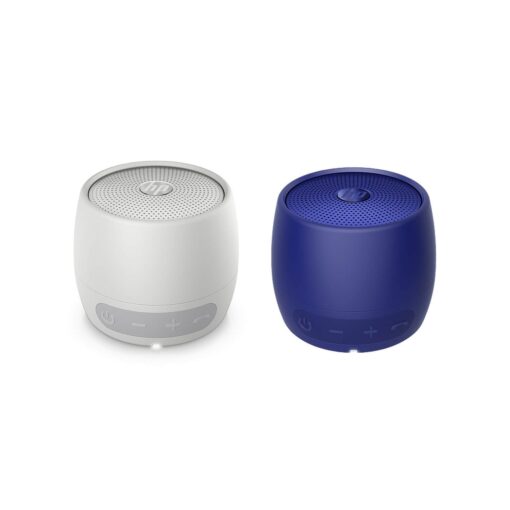 Loa Bluetooth HP 360 hai màu Bạc và Xanh